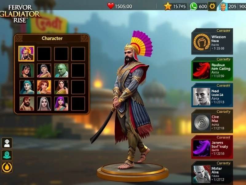 Fervor Gladiator Rise character customization